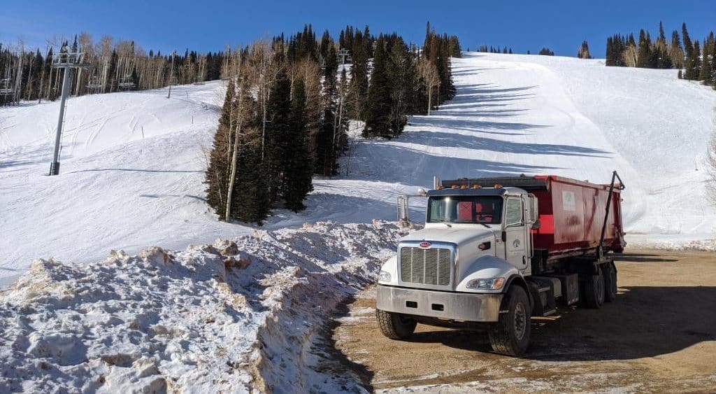 Ogden UT Dumpster Rental Canyon View Dumpsters Winter Dumpster