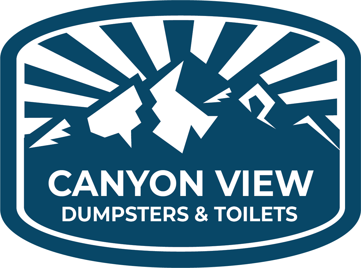 canyon view dumpsters and toilets logo